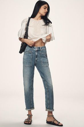Pilcro The Wanderer Mid-Rise Relaxed Jeans by Pilcro