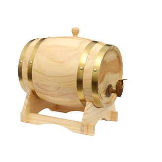 OEM Barril De Vino, Capacidad De 5 Litros, Dise&ntilde;o Compacto, Amarillo
