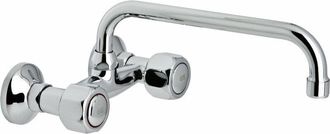 Genebre Genebre - 68193 11 45 66 Gamma Grupo Mural Fregadero 15cm Ca&ntilde;o Tubo Alto 24 Cm - Ref: 68193 11 45 66