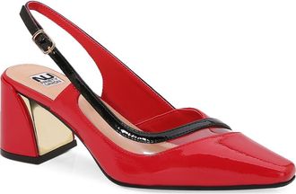 Ninety Union Regine Slingback Pump in Red Multi at Nordstrom Rack, Size 13