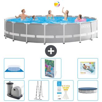 Intex Piscina Prism Frame Redonda - 610x132 Cm - 8-piezas S670