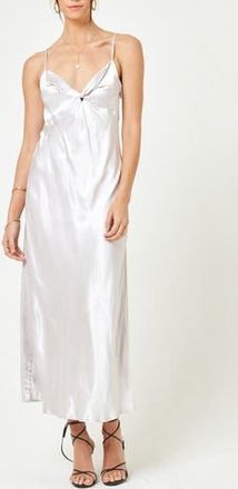 L*Space Joanna Cover-Up Maxi Dress in Silver at Nordstrom Rack, Size X-Small