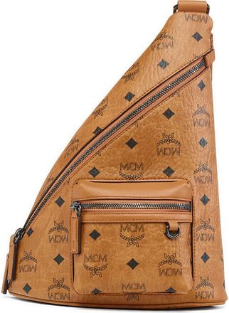 MCM Aren Sling in Visetos in Cognac at Nordstrom