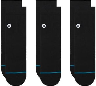 Stance Icon Quarter 3 Pack Multifunktionssocken - Unisex | schwarz