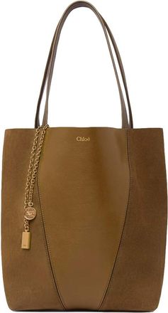 Chlo&eacute; Dark Khaki Spin Medium Tote