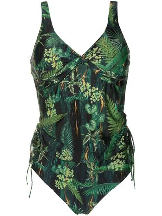 Lygia & Nanny Tankini Bruma con stampa - Verde