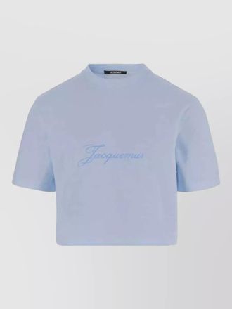 Jacquemus cropped pigmento t shirt short sleeves
