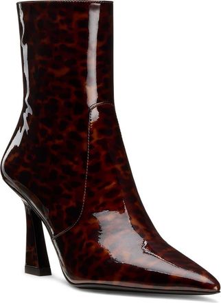 Stuart Weitzman Vinnie 85 Zip Bootie in Dark Brown at Nordstrom, Size 6.5