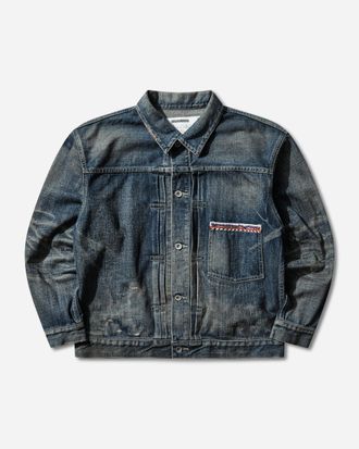Neighborhood Men s Savage Denim Type-1 Jacket Indigo