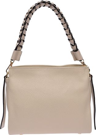 Isabella Rhea Beige Rundleer Tas