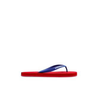 Dsquared2 Schoenen, Dames, Rood, 36 EU, Logo Flip-Flops
