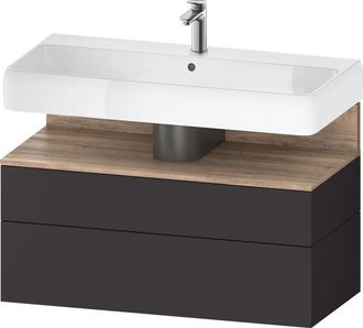 Duravit Qatego Mueble Bajo Lavabo, 1 Extra&iacute;ble Y 1 Caj&oacute;n, - Duravit