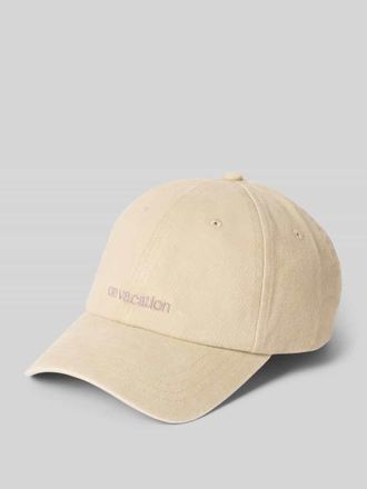 Jake*s Casual Basecap mit Statement-Stitching in Schlamm, Gr&ouml;&szlig;e 1