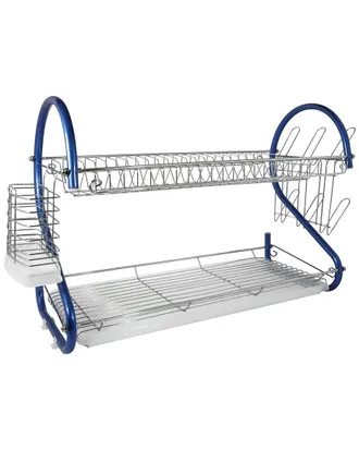 Better Chef 22-Inch 2-Tier Chrome Dish Rack