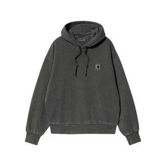 Carhartt Work in Progress Carhartt Wip, Hoodies, female, Black, Size: XS Hooded Nelson Sweatshirt