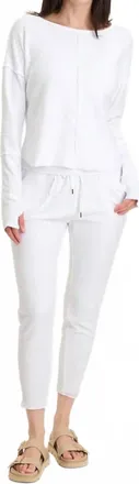 Xcvi Annika Long Sleeves Top In White