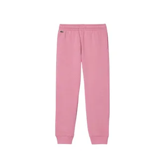 Lacoste Meisjes Biologisch Katoen Geborduurde Logo Joggers (Roze)