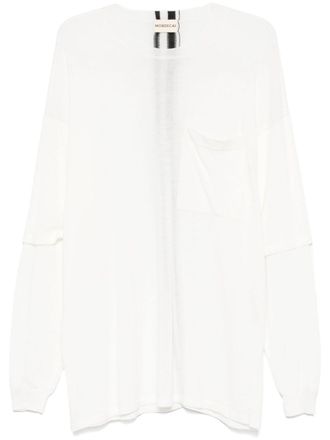 Mordecai double layer sweater - White