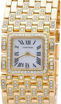 Cartier Pre-owned Cartier Panthere Quartz Diamond Ladies Watch WG3009TA
