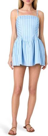 French Connection Alexis Lorenzo Ballerina Fit & Flare Minidress in Lorenzo Stripe at Nordstrom, Size X-Small