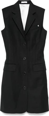 Helmut Lang Waisted Blazer Dress - Womens - Wool/Viscose