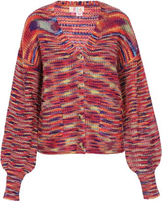 Izia Vest Dames Rood Veelkleurig