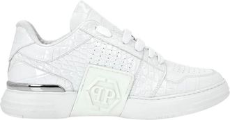 Philipp Plein unisex, Schoenen, Wit, Maat: 41 EU Leer