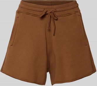 Rich & Royal Sweatshorts mit Eingrifftaschen in Cognac, Gr&ouml;&szlig;e XL