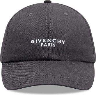 Givenchy Paris Embroidered Cap - Heren - Petten - Zwart - ONE Size - Katoen - Accessoires