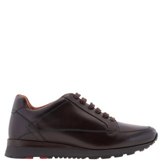 Bally Ascan Low-Top Leather Sneakers, Brand Size 5 ( US Size 6 )