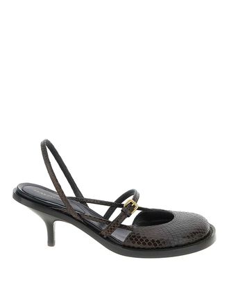 Dries Van Noten Leather Slingback