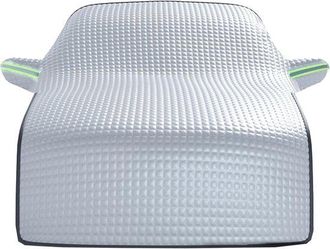 No Brand Funda Magn&eacute;tica Plegable Para Parabrisas De Coche Con Cubierta Para Espejo Retrovisor, 145 X 100 Cm, Protecci&oacute;n Universal Contra Heladas, Nieve, Hielo