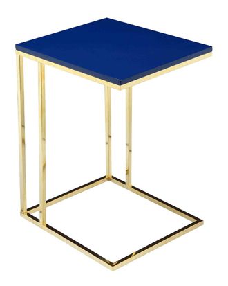 Pangea Home Gold Fred Tray Table White & Gold Combo