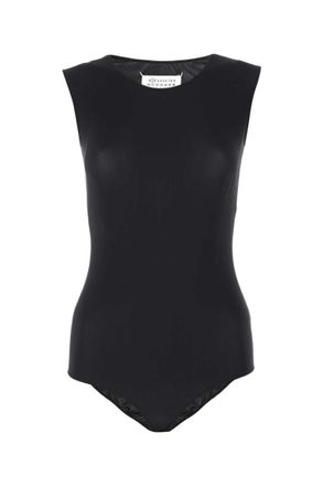 Maison Margiela Black Crewneck Bodysuit