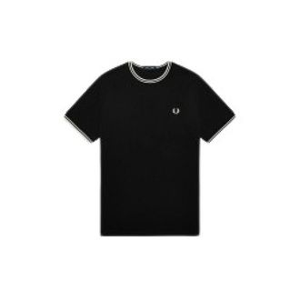 Fred Perry Heren, Tops, Zwart, Maat: XL