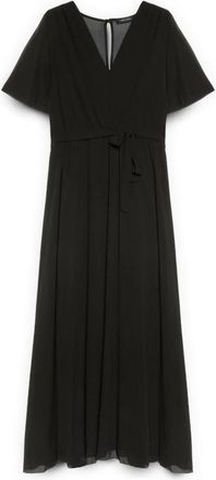 Fiorella Rubino Dames, Jurken, Zwart, Maat: XL Viscose