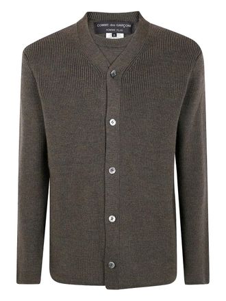 Comme Des Garçons wool cardigan - men - Wool - M - Brown