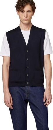 Alpha Studio Gilet - Heren - Bodywarmers - Blauw - L - Jassen