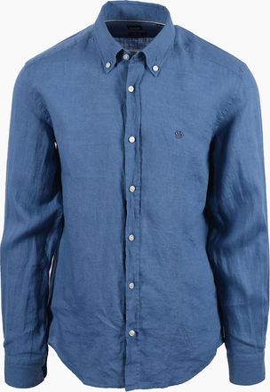 HUGO BOSS Mens Boss Black H LIAM SHIRT LIGHT PASTEL BLUE - Size: 46