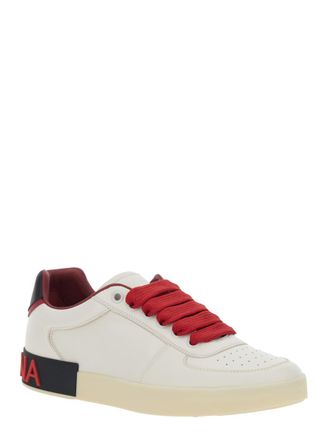Dolce & Gabbana White Low Top Sneakers