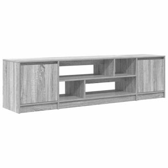 Berkfield Home TV Cabinet Grey Sonoma 188.5x41x50 cm Engineered Wood