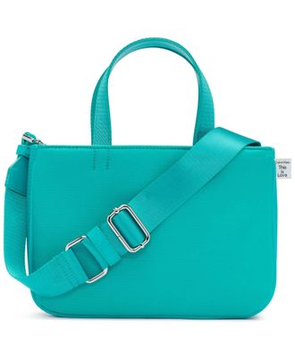 Calvin Klein Tessa Key Product Mini Bag Crossbody, Island Turquoise, Tessa Key Item Mini Bag with Crossbody Strap