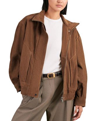 Reiss Kiara Suede Jacket