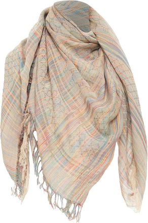 Gucci Yarn Monogram Fringed Scarf (Authentic Pre-Loved)