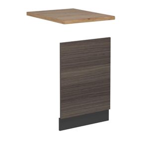 Vicco Panel Frontal R-line, Gris Noble, 45 Cm, Et Roble
