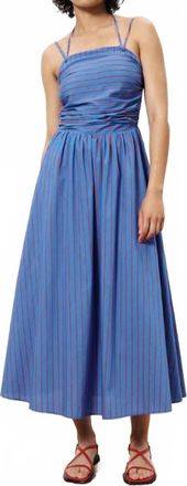 FRNCH Laeila Midi Dress In Blue