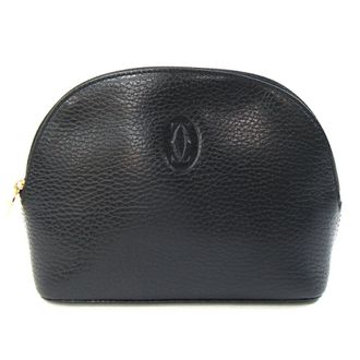 Cartier Black Leather Pouch (Pre-Owned)
