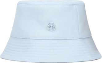 Ruslan Baginskiy Hats, female, Blue, Size: ONE SIZE Logo-embroidered Bucket Hat