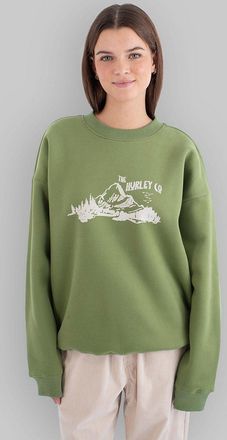 Hurley Hurley Creek Crew Jersey verde
