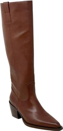Shushop Vienna Knee High Western Boot in Brown at Nordstrom, Size 6.5